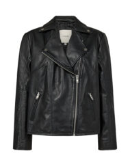 Bikerjakke Lanni, læder